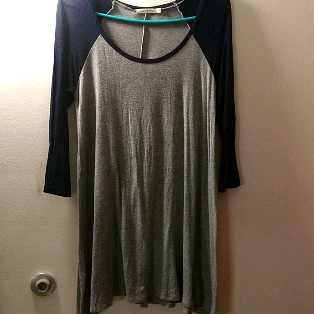 Women's baseball long t-shirt